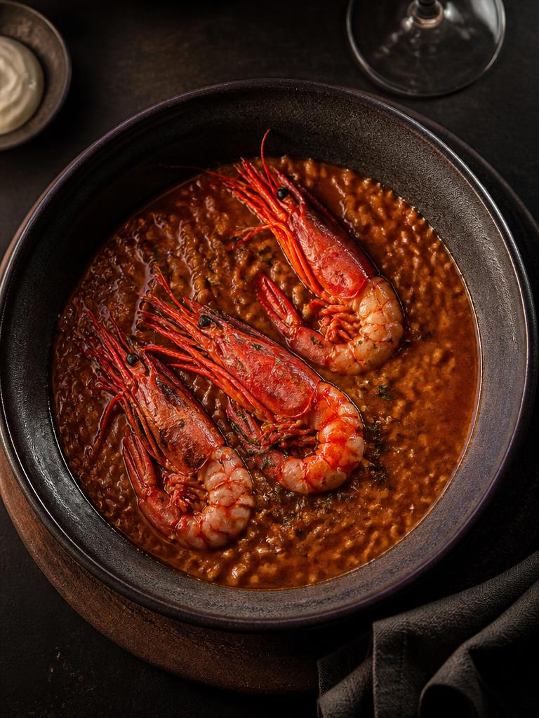 Arroz meloso de carabineros